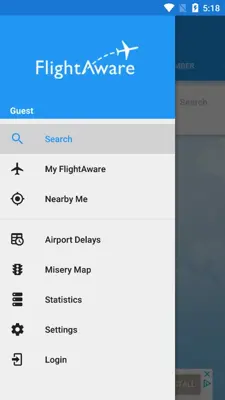 FlightAware android App screenshot 11