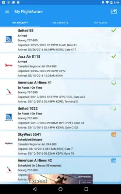 FlightAware android App screenshot 15