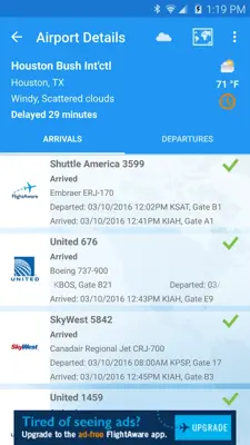 FlightAware android App screenshot 20