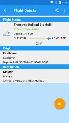 FlightAware android App screenshot 7